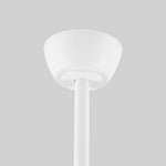 Ventilador de techo silencioso Ella en blanco de Ø106 cm con 5 aspas y luz LED
