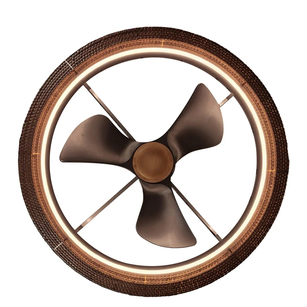 VESPER Ceiling Fan Ø84 cm with LED Light and Hidden Blades