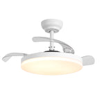 Ventilador de techo Raydon motor DC ultrasilencioso Ø106 cm con aspas retráctiles y luz LED