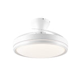Ventilador de techo Aura motor DC ultrasilencioso de Ø91 cm con aspas retráctiles y luz LED 