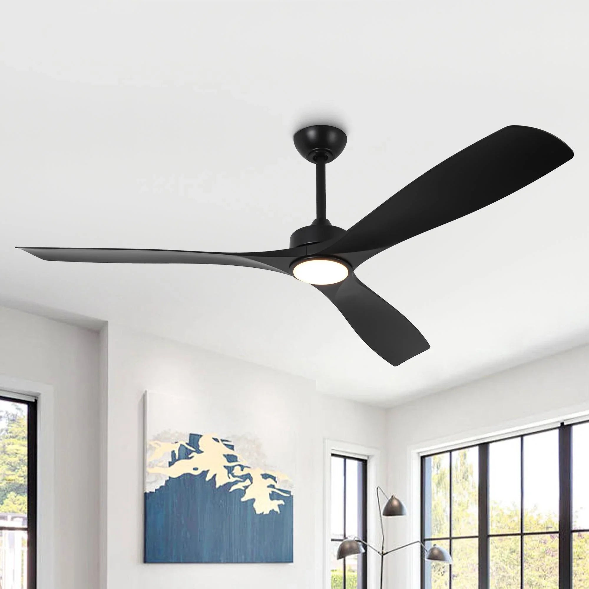Ventilador de techo Alexi de Ø152 cm con luz LED