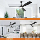 Ventilador de techo Alexi de Ø152 cm con luz LED