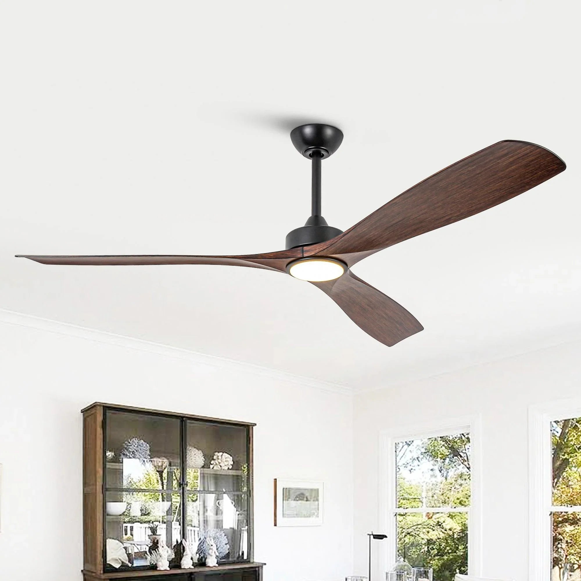 Ventilador de techo Alexi de Ø152 cm con luz LED