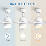 Ventilador de techo Modern Matte de 30 W Ø132 cm