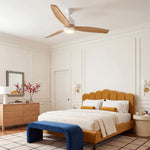 Ventilador de techo Brisa Ø132 cm con luz LED motor DC ultrasilencioso