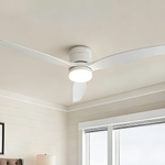 Ventilador de techo silencioso de 30 W Ø132 cm con luz LED