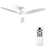 Ventilador de techo silencioso de 30 W Ø132 cm con luz LED