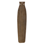Ventilador de techo Louise Soft Brass Flush Ø142 cm con aspas de madera maciza 100% 