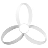 Ventilador de techo MAXI blanco Ø132 cm silencioso con luz LED DC 40W 