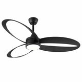 Ventilador de techo negro MAXI Ø132 cm silencioso con luz LED DC 40W 