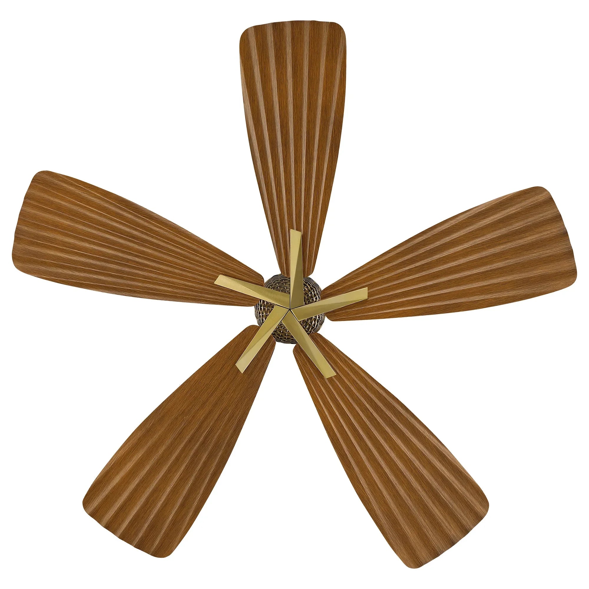 Ventilador de techo Palma de Ø142 cm con aspas escultóricas estilo hoja de palmera