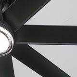 Ventilador de techo inteligente moderno Daugava de Ø183 cm con montaje en varilla y luz LED