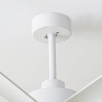 Ventilador de techo inteligente moderno Daugava de Ø183 cm con montaje en varilla y luz LED