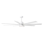 Ventilador de techo inteligente moderno Daugava de Ø183 cm con montaje en varilla y luz LED