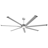 Ventilador de techo HVLS Padus de Ø213 cm / Ø254 cm con luz LED y mando a distancia