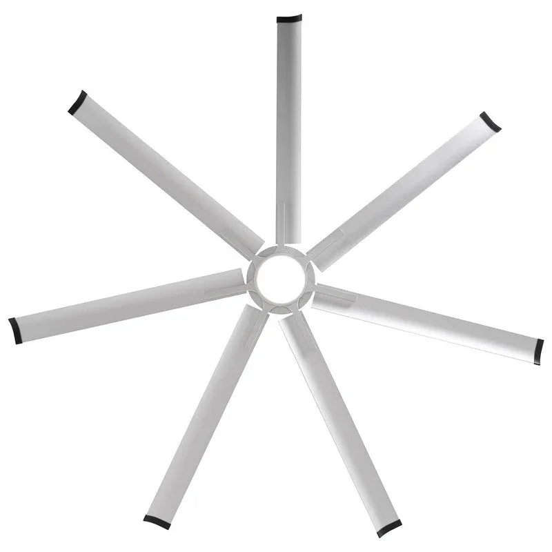 Ventilador de techo HVLS Padus de Ø213 cm / Ø254 cm con luz LED y mando a distancia