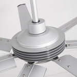 Ventilador de techo HVLS Padus de Ø213 cm / Ø254 cm con luz LED y mando a distancia