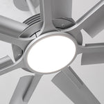 Ventilador de techo HVLS Padus de Ø213 cm / Ø254 cm con luz LED y mando a distancia