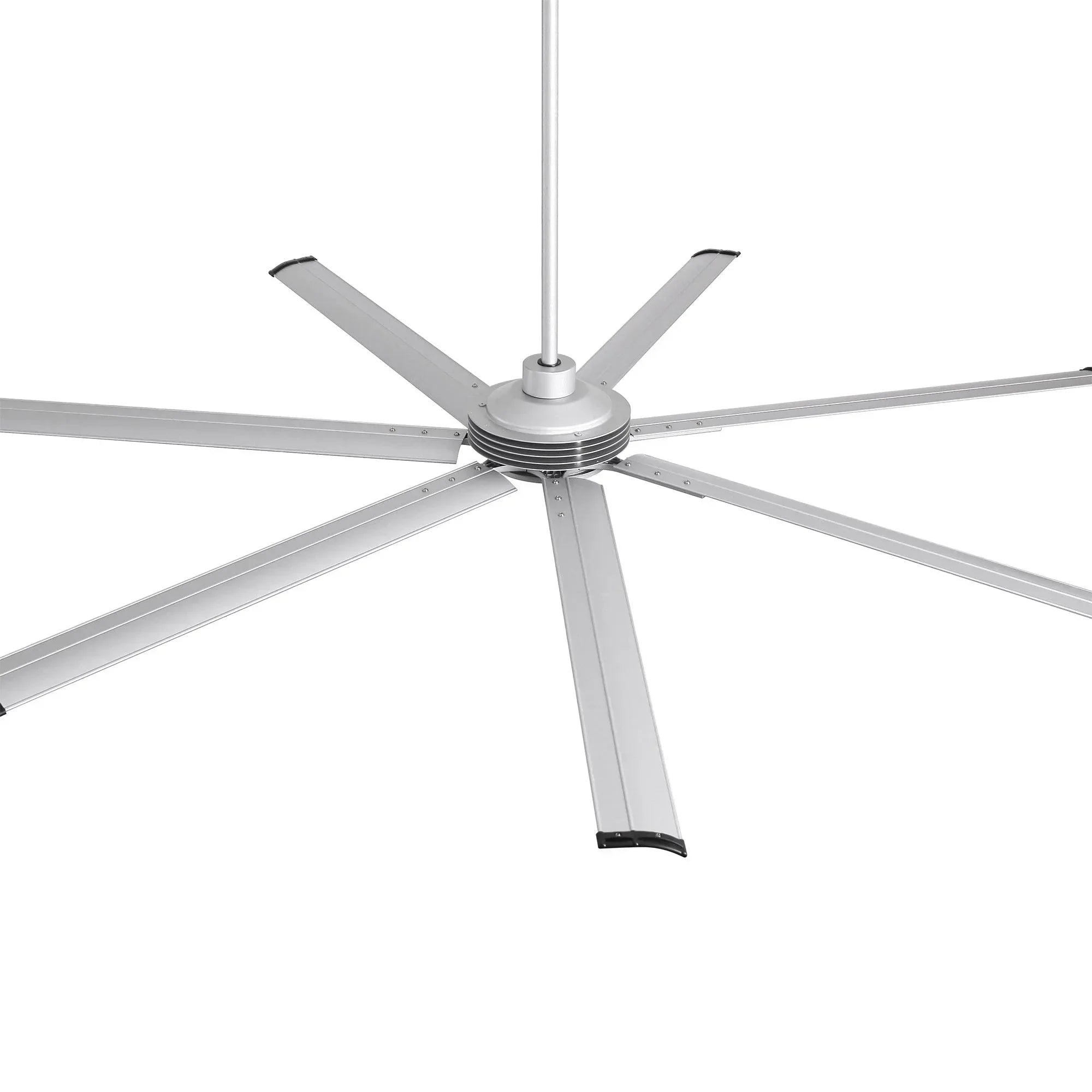 Ventilador de techo HVLS Padus de Ø213 cm / Ø254 cm con luz LED y mando a distancia