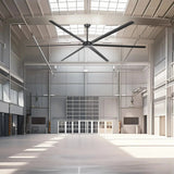 Ventilador de techo industrial HVLS Jupiter de Ø305 cm de aluminio extragrande con mando a distancia