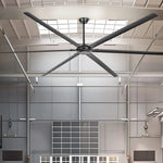 Ventilador de techo industrial HVLS Jupiter de Ø305 cm de aluminio extragrande con mando a distancia