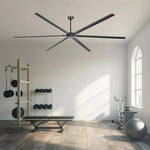 Ventilador de techo industrial HVLS Jupiter de Ø305 cm de aluminio extragrande con mando a distancia