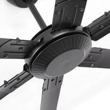 Ventilador de techo industrial HVLS Jupiter de Ø305 cm de aluminio extragrande con mando a distancia