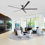 Ventilador de techo Winni totalmente de aluminio de Ø189 cm / Ø213 cm con 5 aspas IPX4 con mando a distancia