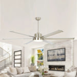 Freda Ø165cm Motor DC Ventilador de techo moderno con luz LED y mando a distancia