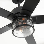Ventilador de techo de Ø165 cm con iluminación y mando a distancia
