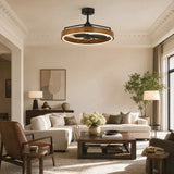 BEXLEY Ceiling Fan Ø69 cm with LED Light and Hidden Blades