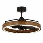 BEXLEY Ceiling Fan Ø69 cm with LED Light and Hidden Blades