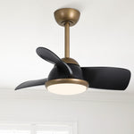Ventilador de techo silencioso Colla Ø76 cm con luz LED