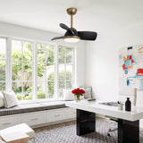 Ventilador de techo silencioso Colla Ø76 cm con luz LED