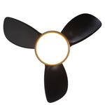 Ventilador de techo silencioso Colla Ø76 cm con luz LED