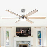 Ventilador de techo moderno Volga Ø152cm Motor DC con mando a distancia