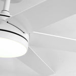 Ventilador de techo moderno Volga Ø152cm Motor DC con mando a distancia