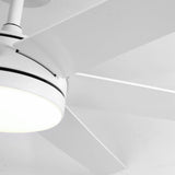 Ventilador de techo moderno Volga Ø152cm Motor DC con mando a distancia