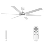 Ventilador de techo moderno Volga Ø152cm Motor DC con mando a distancia
