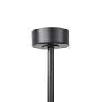 Ventilador HVLS negro de Ø213 cm / Ø254 cm, ventilador de techo grande con luz y mando a distancia