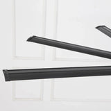 Ventilador HVLS negro de Ø213 cm / Ø254 cm, ventilador de techo grande con luz y mando a distancia