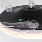Ventilador de techo Cielo motor DC ultrasilencioso de Ø100 cm con 3 aspas retráctiles y luz LED