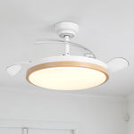 Ventilador de techo ultrasilencioso Luzia de Ø106 cm con 3 aspas retráctiles y luz LED