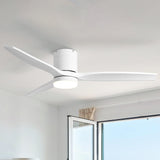 Ventilador de techo silencioso Solana de Ø132 cm con luz LED 