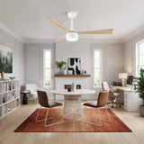 Ventilador de techo silencioso Kala de Ø132 cm con luz LED