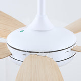 Ventilador de techo silencioso Ella de Ø106 cm con 5 aspas y luz LED 