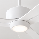Ventilador de techo silencioso CIRRA de Ø132 cm con luz LED