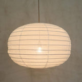 Lámpara colgante de lino LABU Ø 60 cm luz de techo natural escandinava Japandi