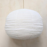 Lámpara colgante de lino LABU Ø 60 cm luz de techo natural escandinava Japandi