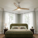 Ventilador de techo Brisa Ø132 cm con luz LED motor DC ultrasilencioso